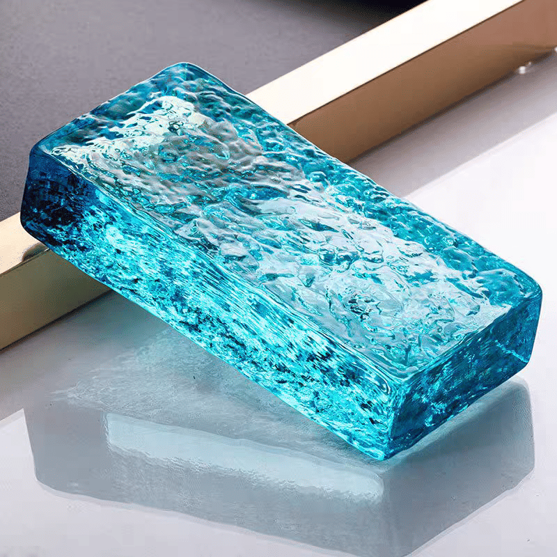 บล็อกแก้ว TIMELESS TILES รุ่น ICE 20X10X5 ซม. สีฟ้าใส TRANSPARENT BLUE_0